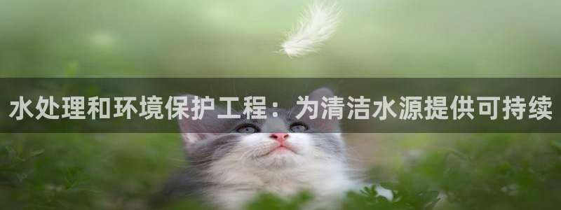 彩名堂怎么买准确率高：水处理和环境保护工程：为清洁水源提供可持续