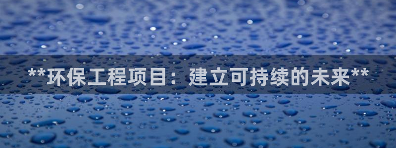 彩名堂最新预测3d：**环保工程项目