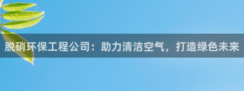 彩名堂官网在线计划怎么不更新了：脱硝