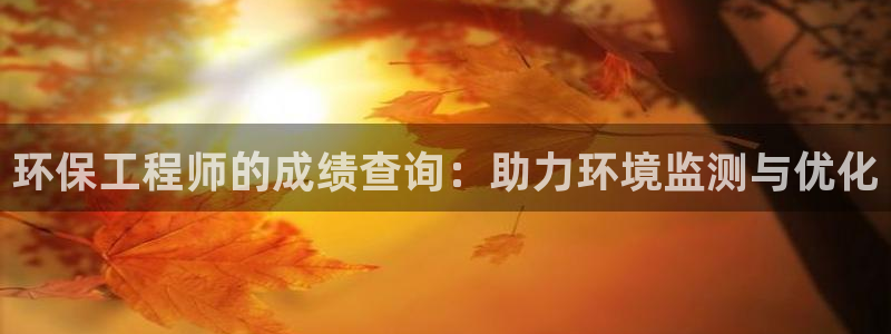 彩名堂01计划：环保工程师的成绩查询