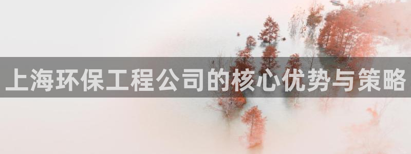 正规彩名堂官网计划：上海环保工程公司