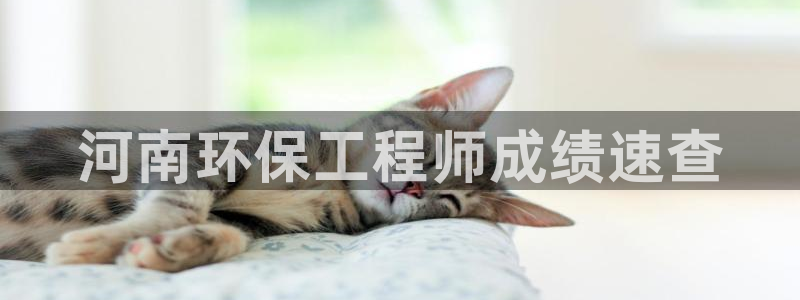 彩名堂官网在线计划：河南环保工程师成