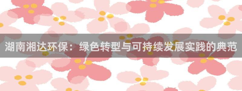 彩名堂为啥不准了乱变：湖南湘达环保：