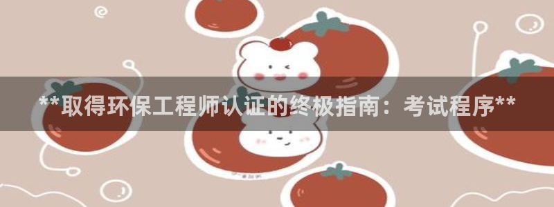 彩名堂官方平台：**取得环保工程师认