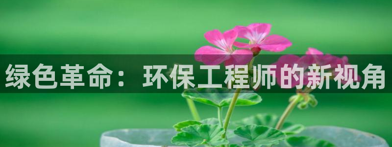 彩名堂最新计划app下载：绿色革命：环保工程师的新视角
